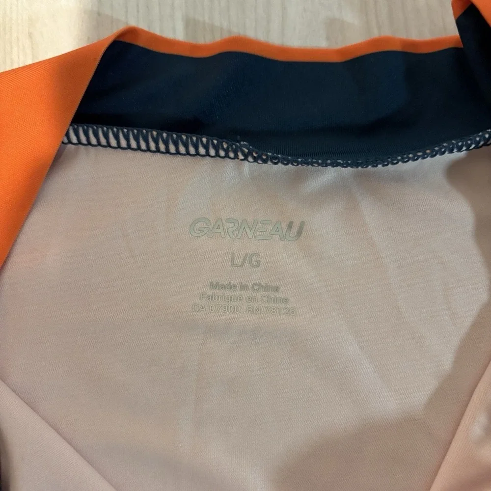 Louis Garneau Sport Fit Cycling Jersey Men's Size L Backroads Full Zip NWT!